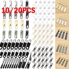 Zipper Fixer Repair Pull Tab Kit Bag Replacement Molded slider Fix Puller NEW