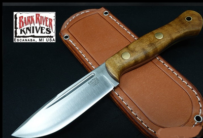 Bark River knives Cub EDC Fixed Knife CPM-3V Blade Maple Handle W  