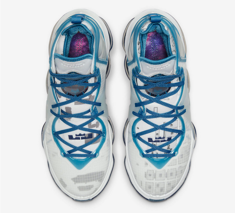 Nike LeBron 19 Space Jam White Dutch Blue Lebron James Basketball