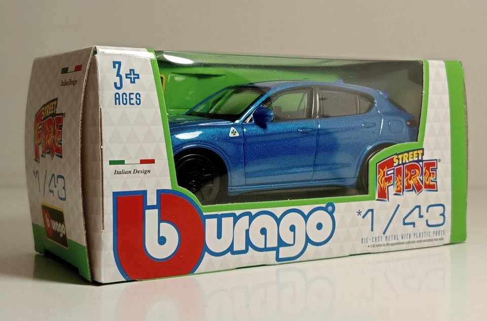 Bburago 01277 Alfa Romeo STELVIO "Met Blu" - METAL Scala 1:43 - Immagine 2 di 2