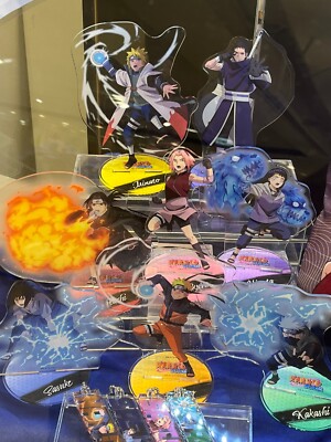 Naruto 20th Anniversary 20周年記念8枚コンプリート NARUTO 20th Anniversary POP UP STORE Acrylic Stand 8 Set Sealed