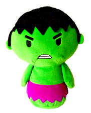Hallmark Itty Bittys Biggies - Marvel The Hulk Plush - Green, Purple - 11" Tall