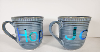 MUG SET 15oz CERAMIC WITH CHRISTIAN WORDING INSPIRED CUP USE HOT OR COLD DRINKS