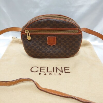 バッグ CELINE accessory pouch hand bag macadam Celine Vintage Macadam Zip Travel Pouch – Luxica