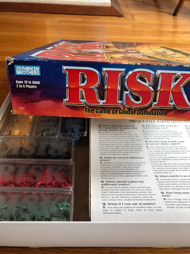 RISK THE GAME OF GLOBAL DOMINATION 1998 COMPLETE - Picture 8 of 11