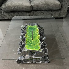 V8 Lamborghini Engine Block Coffee Table.