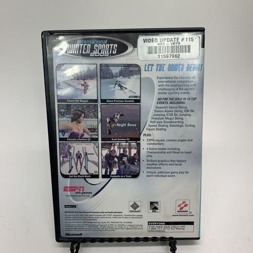 International Winter Sports 2002 Microsoft Xbox original completo en caja probado - Imagen 2 de 5