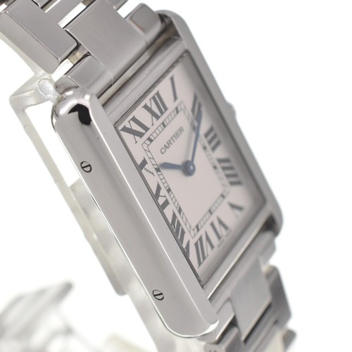 discount CARTIER Tank solo SM W5200013 Silver Dial Ladies Watch M#137588 - Picture 4 of 10