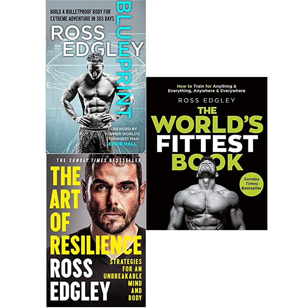Ross Edgley 3 Books Set (Blueprint, The Art of Resilience & The World's Fittest)