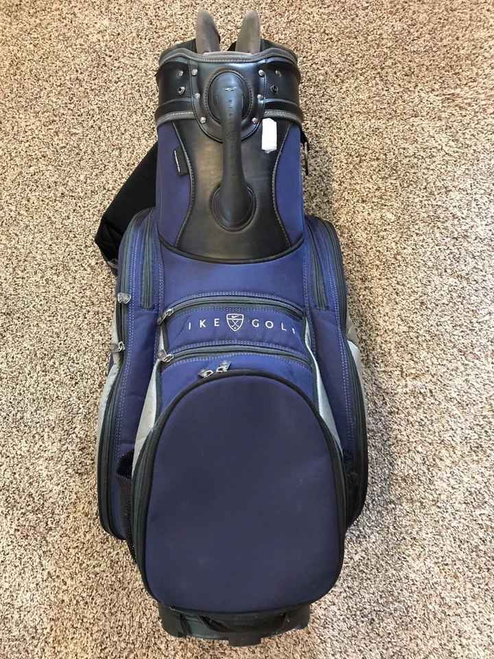 Nike Golf Cart/Carry Bag 7 Way Divider Lightweight Blue - Image 4 of 4