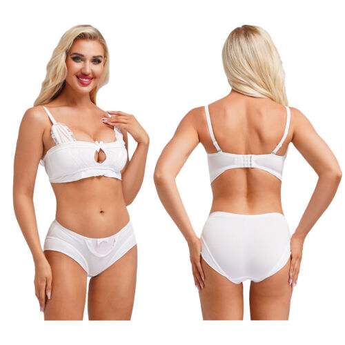 Damen Outfits Pool Kostüme Höschen Dessous Club Hollow Out Nachtclub Set Sexy - Picture 19 of 51