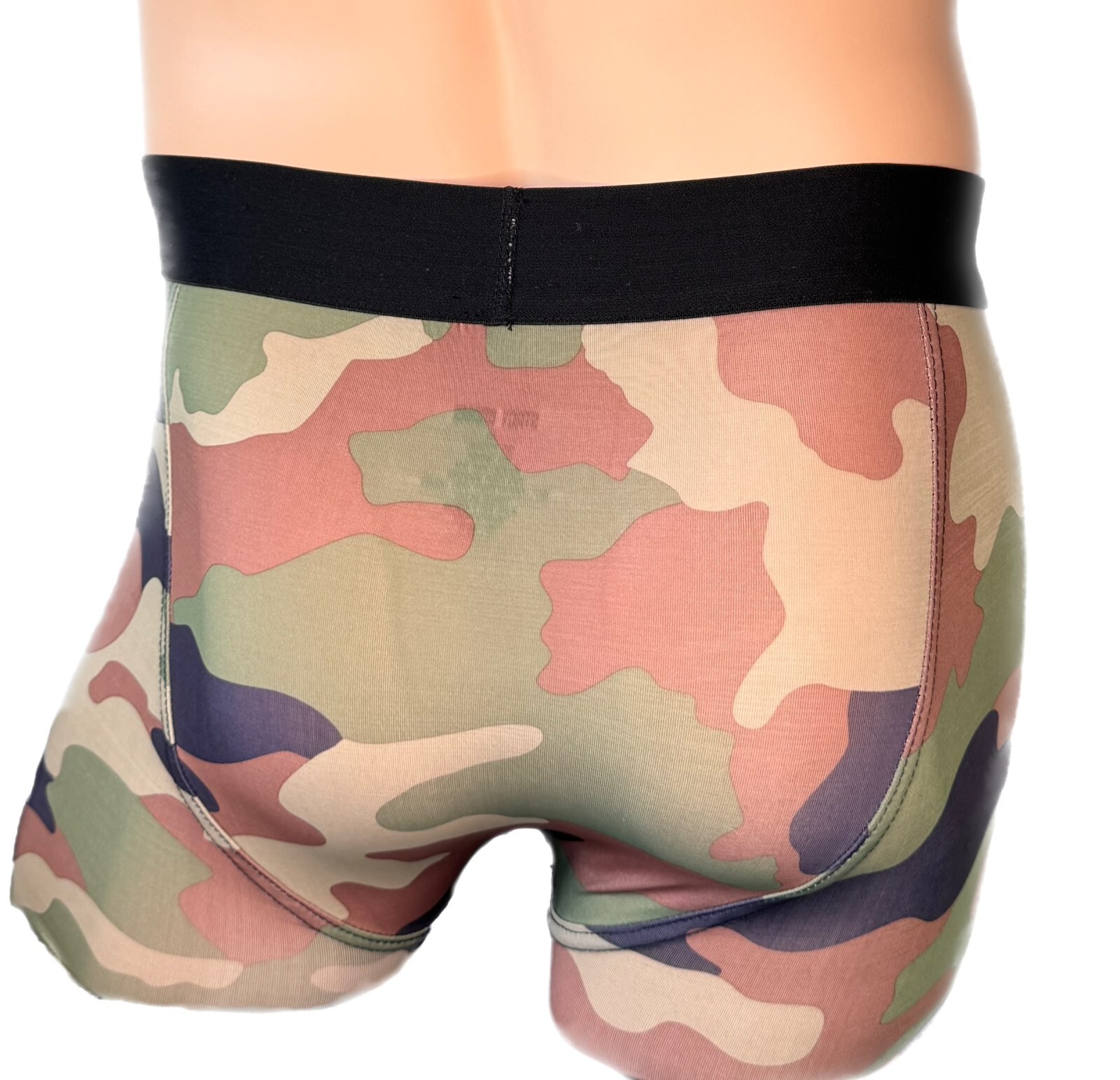 Stacy Adams Men's  Camo Print  Boxer Brief Size M Underwear tagless Multicolor image 3
