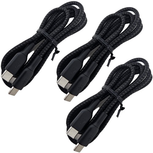 Belkin USB-C Cable, Braided Boost Charging Wire USB-C To USB-C, 1m/ 3.3ft, Black - 第 3/6 張圖片