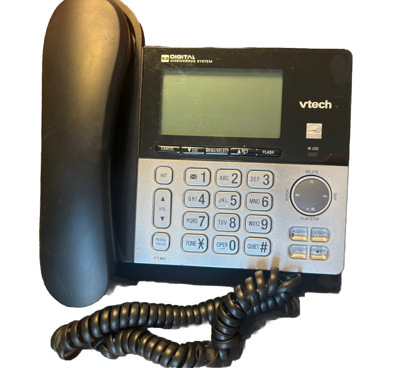 VTECH VG208-2 Corded Phone with Digital Answering System & Caller ID
