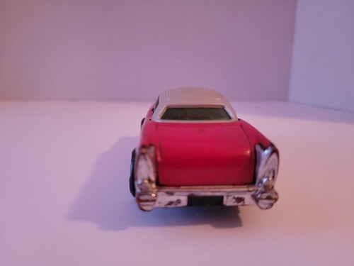 š„ VINTAGE 1980 BUDDY L PRESSED STEEL + PLASTIC RED 57 CHEVY CAR TOY #457 - Picture 4 of 6