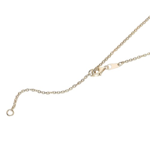 1.244CTW 14K Yellow Gold Lab Grown Diamond Heart Shape Necklace MZ61541 - Picture 4 of 9