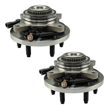 4WD Pair Front Wheel Bearing and Hub Assembly for 2009 2010 Ford F-150 6 Lug