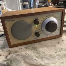 Vintage Tivoli Audio Henry Kloss Model One AM/FM Aux In Radio - Walnut/Beige