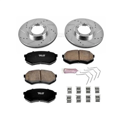 Power Stop K1232 Z23 Daily Driver Brake Pad and Z23 Evolution Brake Rotor Kit