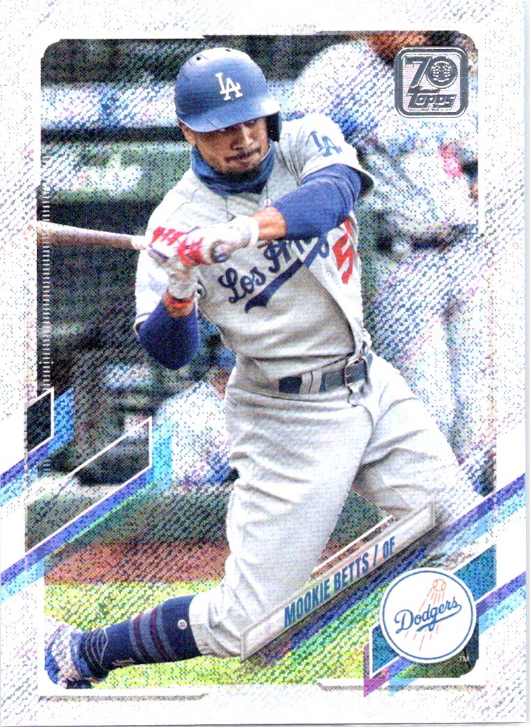 2020 Topps Chrome #100 Mookie Betts Green Refractor #/99