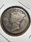 1916 MERCURY SILVER DIME ACTUAL Coin Get Today/good Fill Your Collection