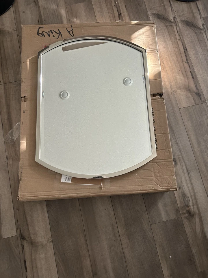 Capital Lighting M362475 Nickel 32" Rectangular Mirror - Image 3 of 4