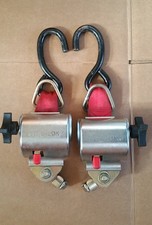 Pair Sure-Lok Left Right Wheelchair Tiedown Retractor; L Track S-Hook