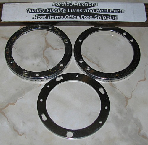 Penn Jigmaster 500 S Set Of 3 Chrome Rings Saltwater Reel Repair Parts *E26-12