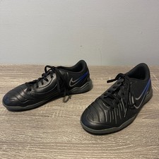 Nike Youth Shoes Size 6 Jr. Tiempo Legend Club 10 Indoor Soccer Black DV4354-040