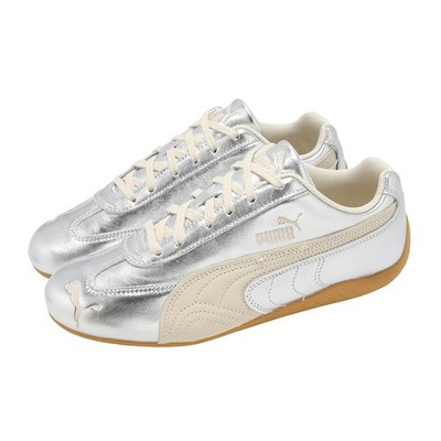 Puma Speedcat Silver Wns Metallic Silver Beige Gum Women Casual Shoes 406881-02
