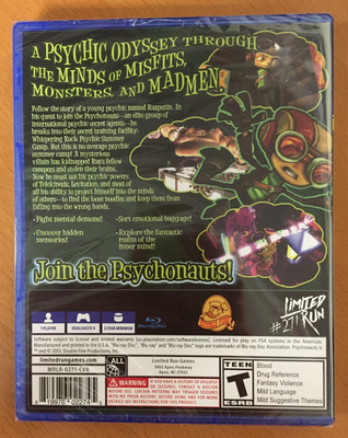 NEW Psychonauts PSYCHO-PORTAL Collector's Edition PS4