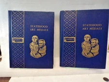 Medallic Art Co Statehood Coin Medal - Complete Two Book Set!