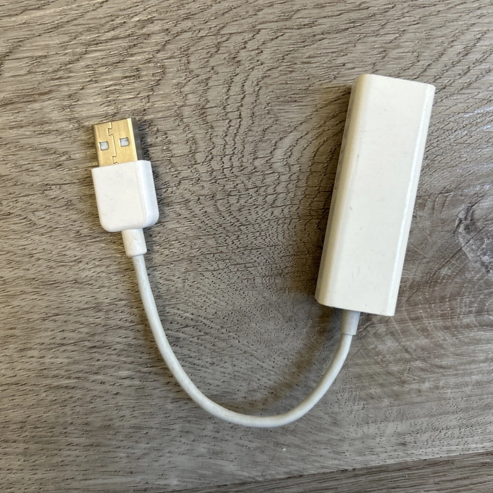 Apple External USB Dial Up Modem 56k MA034 Cable Dongle Genuine OEM Authentic - Image 2 of 4