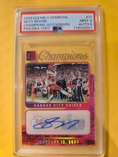 2023 Panini Clearly Donruss - Clearly Champions Skyy Moore #11 Autographs /100