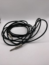 20ft 1/4โ TS Mono Instrument Guitar Cable Low Noise Made In USA Tested