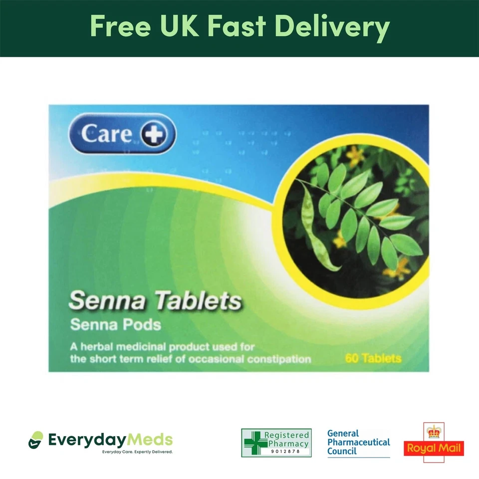 EVERYDAYMEDS Senna Strong Constipation Relief Laxatives 60 Tablets Pack of 2