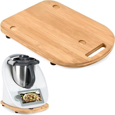 MARKENLOS Gleitbrett für Thermomix TM6 / TM5 Schnelles Bewegen Rollbrett Unterlage Brett