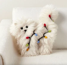 Pottery Barn National Lampoon’s Christmas Vacation™ Cat Pillow New In Bag + Tags