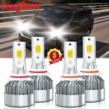 For Chevrolet Tahoe 1995-2006 LED Headlight Bulbs Hi Lo Beam Combo Kit 4Pcs