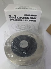 3-in-1 Kitchen Sink Strainer  Stopper Set for Kitchen Sink Drains. E