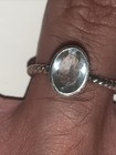 High Quality Stainless Steel Aquamarine Ring — photo 8