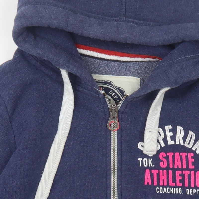 Superdry Women's Blue Hooded Basic Jacket, Size S - image 10