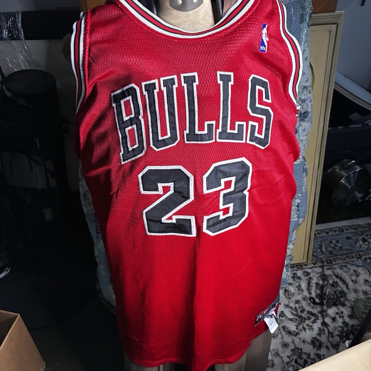 VTG Nike Michael Jordan Chicago Bulls Jersey 50 +4 #23 Authentic