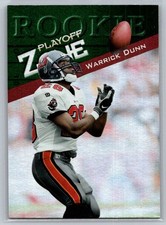 1997 Playoff Zone Football #130 Warrick Dunn RC - VG - Tampa Bay Buccaneers