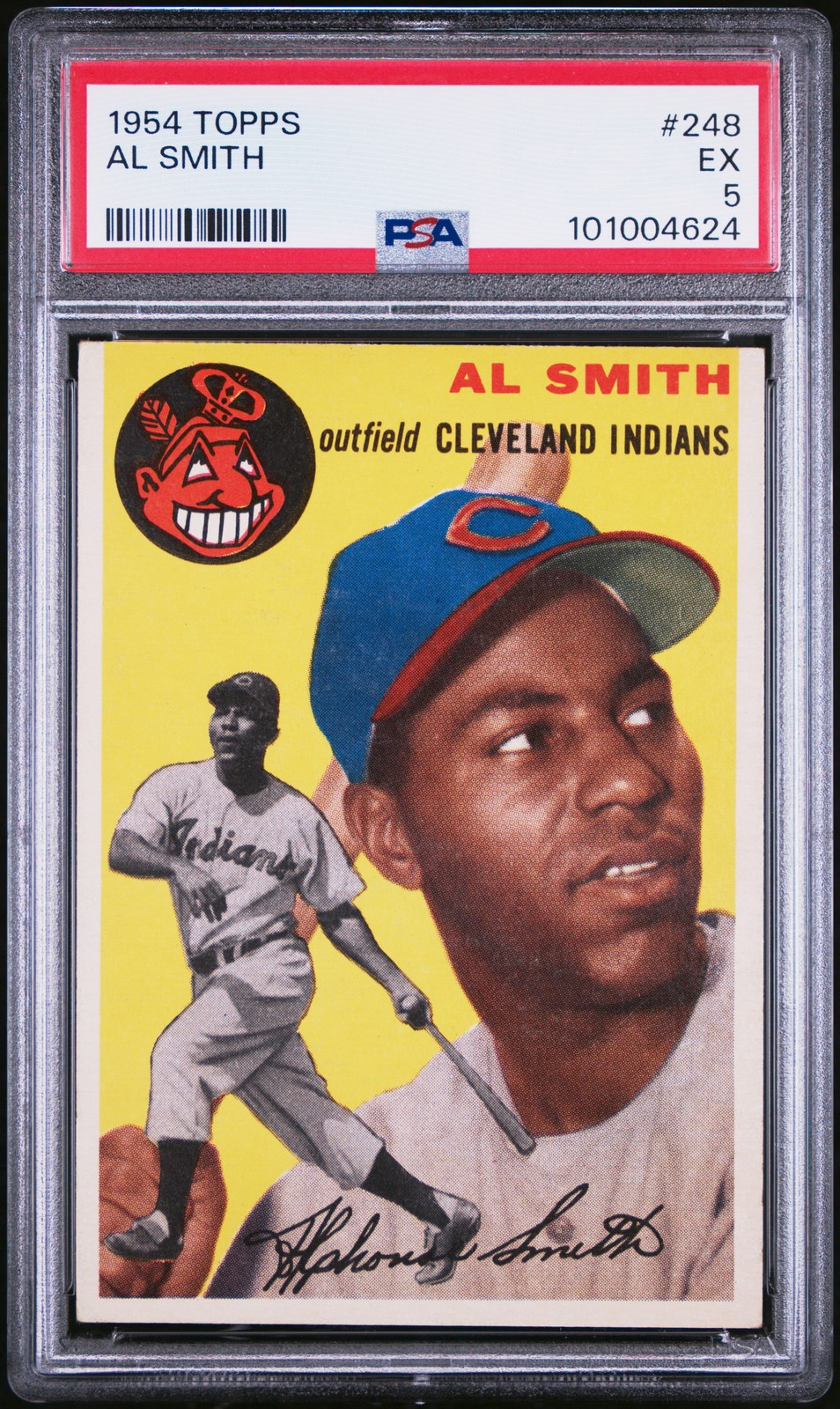 1954 TOPPS #248 AL SMITH PSA 5