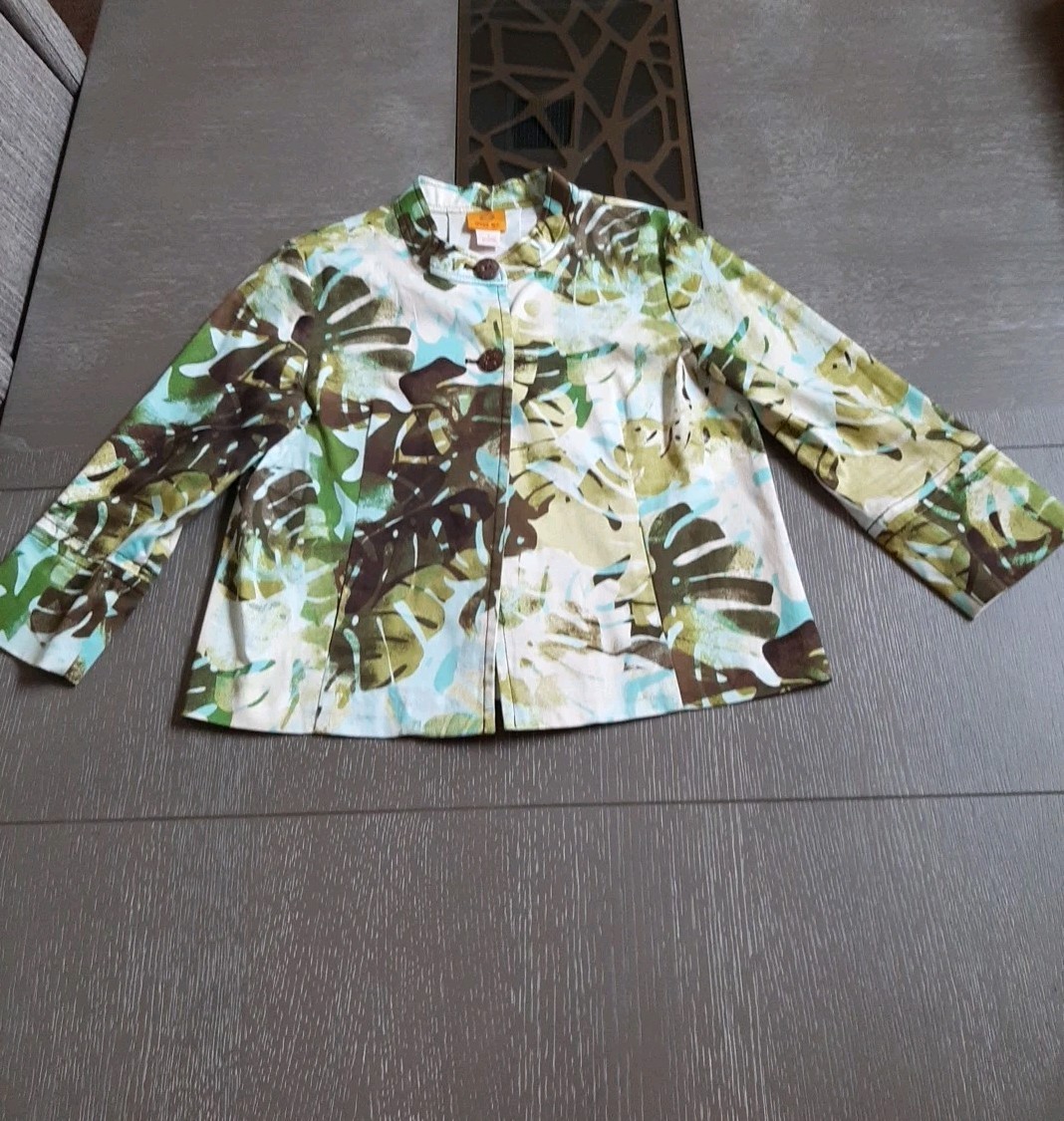 Ruby Rd. 2 Button Round Neck 3/4 Sleeve Loose Fit… - image 13