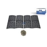 Bremsbelagsatz Trommelbremse 21 Mm 200 Mm DT Spare Parts FüR Iveco