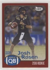 2018 Sage Hit Red Josh Rosen #3 0l1