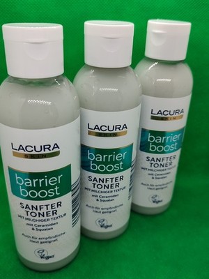 3 x Lacura Skin barrier boost Sanfter Toner mit Ceramiden & Squalan, á 150 ml