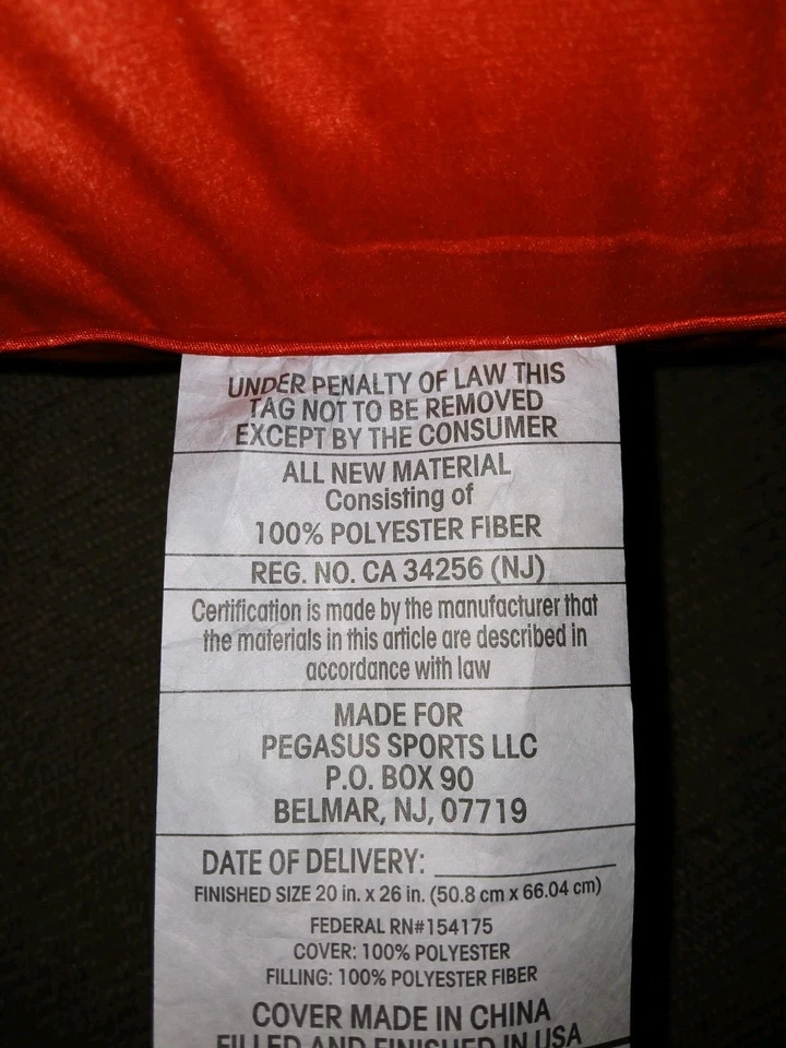 Подушка Kansas City Chiefs большой размер кровати футбольная KCCHIEFS - Изображение 3 из 4